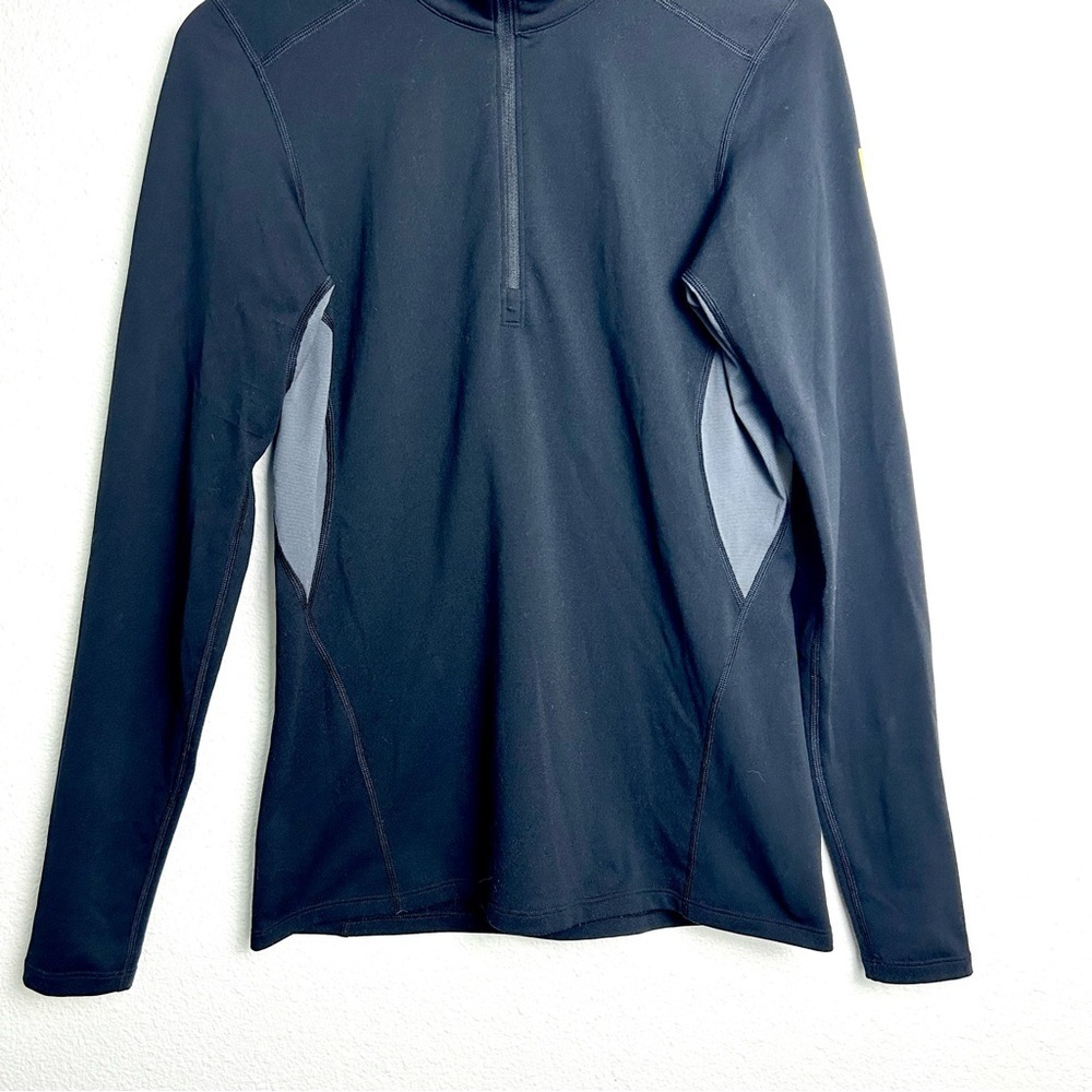 Arc'teryx Zip Neck Top Outdoor Gorpcore Shirt Running Skiing Black Size Medium - Picture 4 of 12